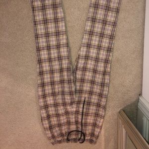 ASOS brand COLLUSION Plaid Pants Tall